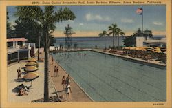 Coral Casino swimming pool, Biltmore Postcard