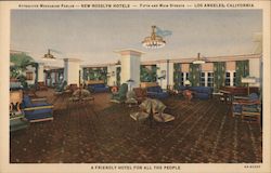 New Rosslyn Hotels, mezzanine parlor Postcard