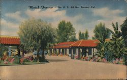 Motel Fresno Postcard