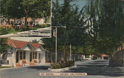 101 Motel, Cool Lounging Place, office Postcard