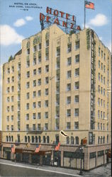 Hotel De Anza Postcard