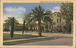 Enlisted Men's Barracks March Field, CA Postcard Postcard Postcard