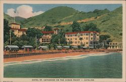 Hotel St. Catherine on the ocean front Santa Catalina Island, CA Postcard Postcard Postcard