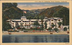 Hotel St. Catherine on the ocean front, beach Postcard