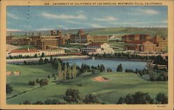 University of California, Westwood Hills Los Angeles, CA Postcard Postcard Postcard