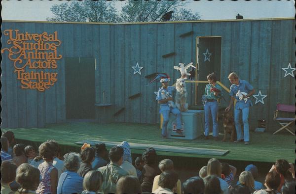 Universal Studios animal training stage show Universal City California