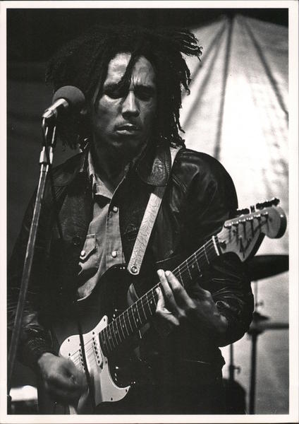 Bob Marley photographed in concert Performers & Groups