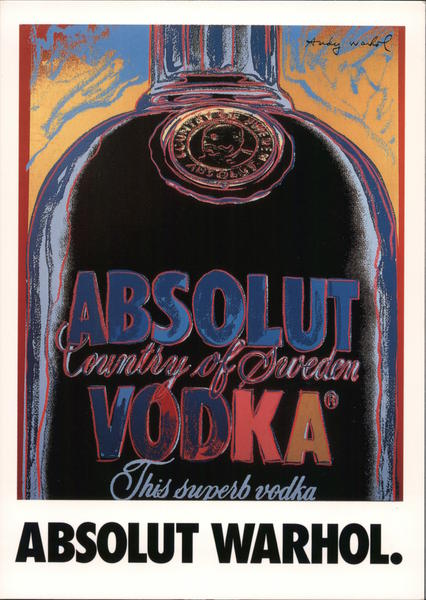 Absolut Warhol Rack Cards