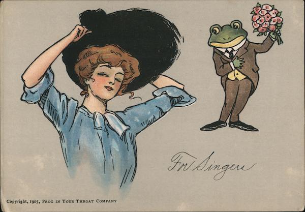 1905 Frog In Your Throat For Singers Frogs