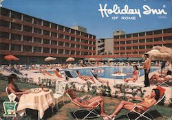 Holiday Inn of Rome Italy Postcard Postcard Postcard