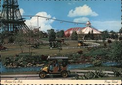 Antique Car Ride - King's Island Postcard