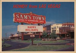 Howdy From Las Vegas, Sam's Town Hotel and Gambling Hall Postcard