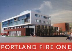 Portland Fire One Postcard