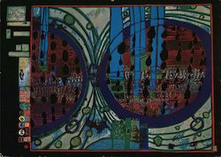 A Rainy Day on the Regentag by Hundertwasser Postcard