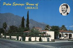 Palm Springs Home of Liberace Postcard