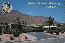 Palm Springs Home of Dean Martin Postcard