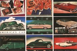 Quantity Postcards Examples. Hairdos, Stop the Music, cars and truck Postcard