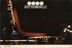 Astrowheel at night. Postcard