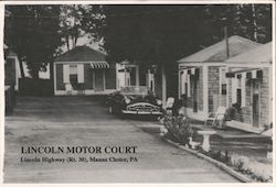 Lincoln Motor Court Postcard