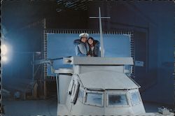 Universal Studios. McHale's Navy PT-boat on sound stage Postcard