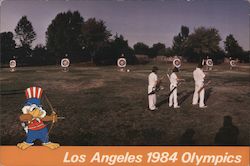 Archery Range - Los Angeles 1984 Olympics Postcard