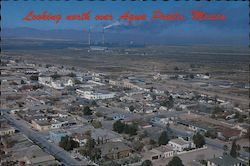 Looking North into Arizona - Phelps Dodge Smelter Postcard