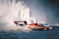 Miss Budweiser - American Power Boat Association Postcard