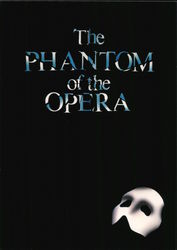 The Phantom of the Opera Theatre Postcard Postcard Postcard