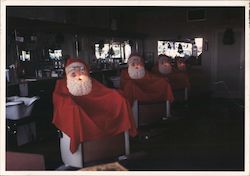 Santa Barber Chairs Hollywood, FL Postcard Postcard Postcard