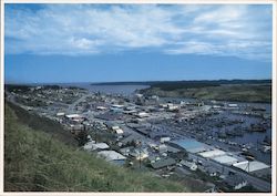 Dowtown and harbor Postcard