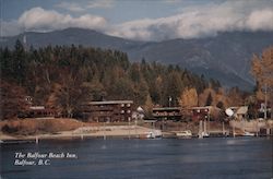 Balfour Beach Inn British Columbia Canada Postcard Postcard Postcard