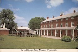 Carroll County Farm Museum -- Main House, Smoke House, and Pump Westminster, MD Postcard Postcard Postcard