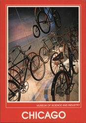 Museum of Science and Industry. Bicycle display Postcard