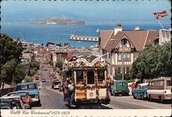 Cable Car Centennial 1873-1973 Postcard