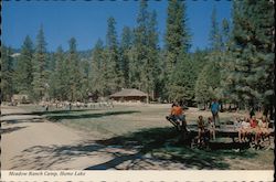 Meadow Ranch Camp, Hume Lake California Postcard Postcard Postcard