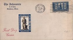 Facsimile First Day Cover - 5 Cent Minute Man Statue Postcard