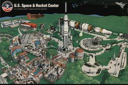 U.S. Space & Rocket Center Postcard