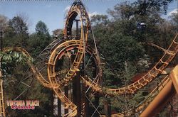 "Loch Ness Monster" at Busch Gardens Postcard