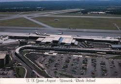 Theodore Francis Green Airport Warwick, RI Postcard Postcard Postcard