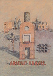 Absolute Graves. Absolute Vodka Postcard