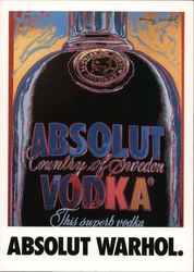 Absolut Warhol Rack Cards Postcard Postcard Postcard