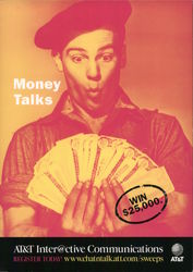 AT&T Inter@ctive Communications. $25,000 sweepstakes Postcard