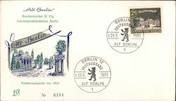 "Alt Berlin" Potsdamerplatz um 1825. Park with columned buildings First Day Cover