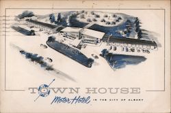 Town House Motor Hotel Postcard