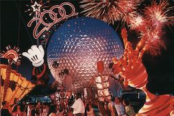 Millennium Celebration - Disney World - Epcot Center Postcard