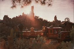 All Aboard! Take a Leisurely Ride Around the Magic Kingdom on the Walt Disney World Railroad Postcard