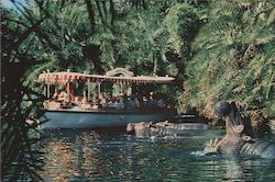 Adventureland Jungle Cruise - Walt Disney World Postcard