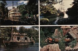 Frontierland at Disney World Postcard