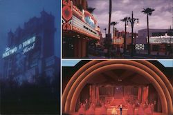 Disney MGM studios, The Hollywood Tower hotel,Sunset Boulevard, grand stage Orlando, FL Postcard Postcard Postcard