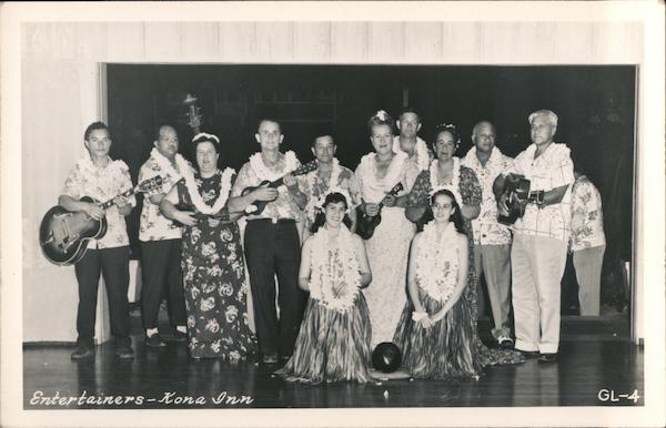 Entertainers at the Kona Inn Kailua-Kona Hawaii